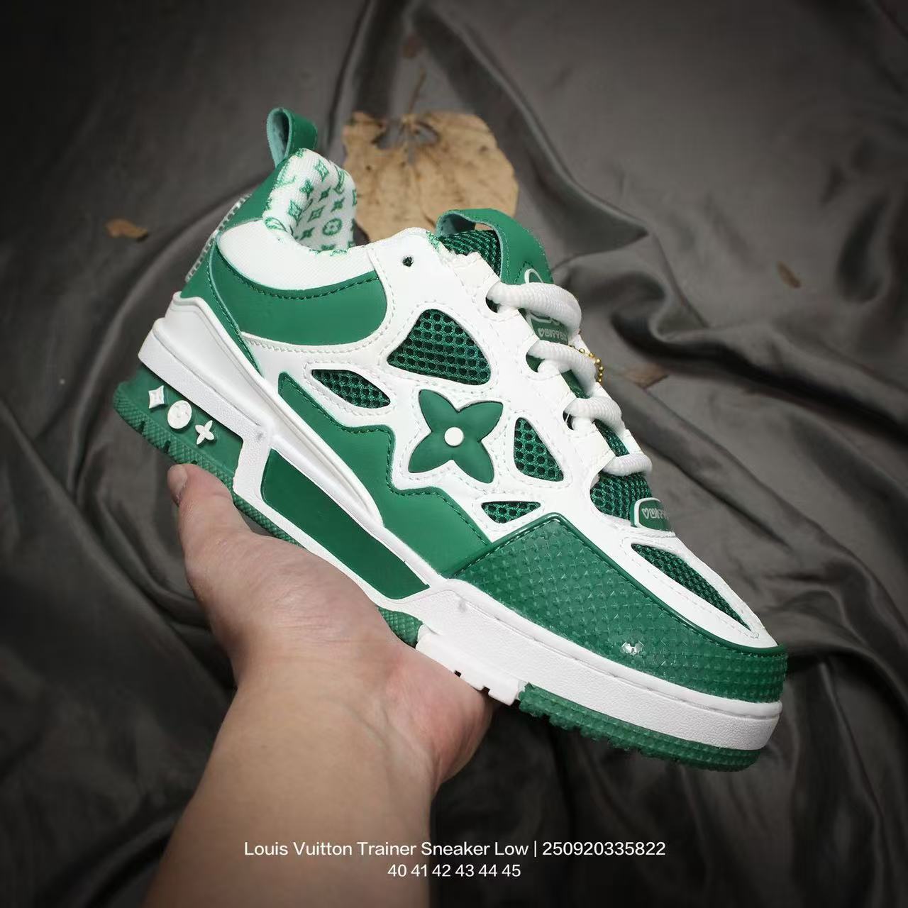 Louis Vuitton LV Trainer White and Green
