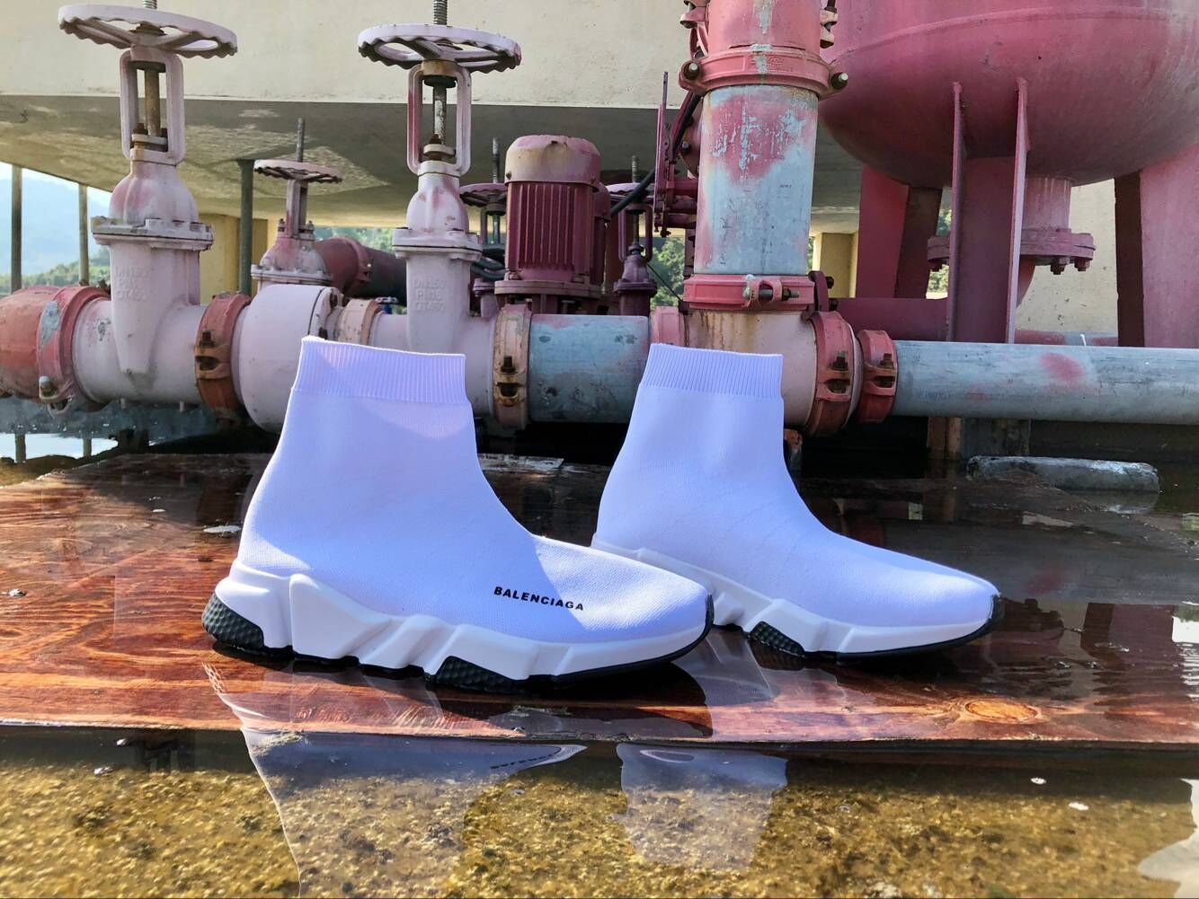 Balenciaga Speed Whie