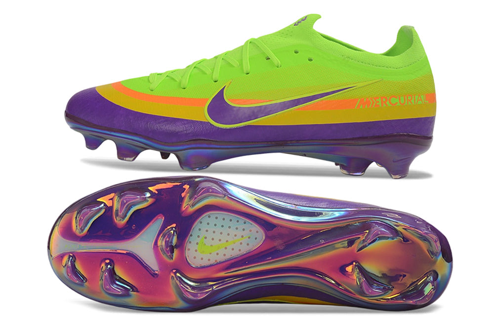 Nike Mercurial Vapor XV Elite Lime and Purple