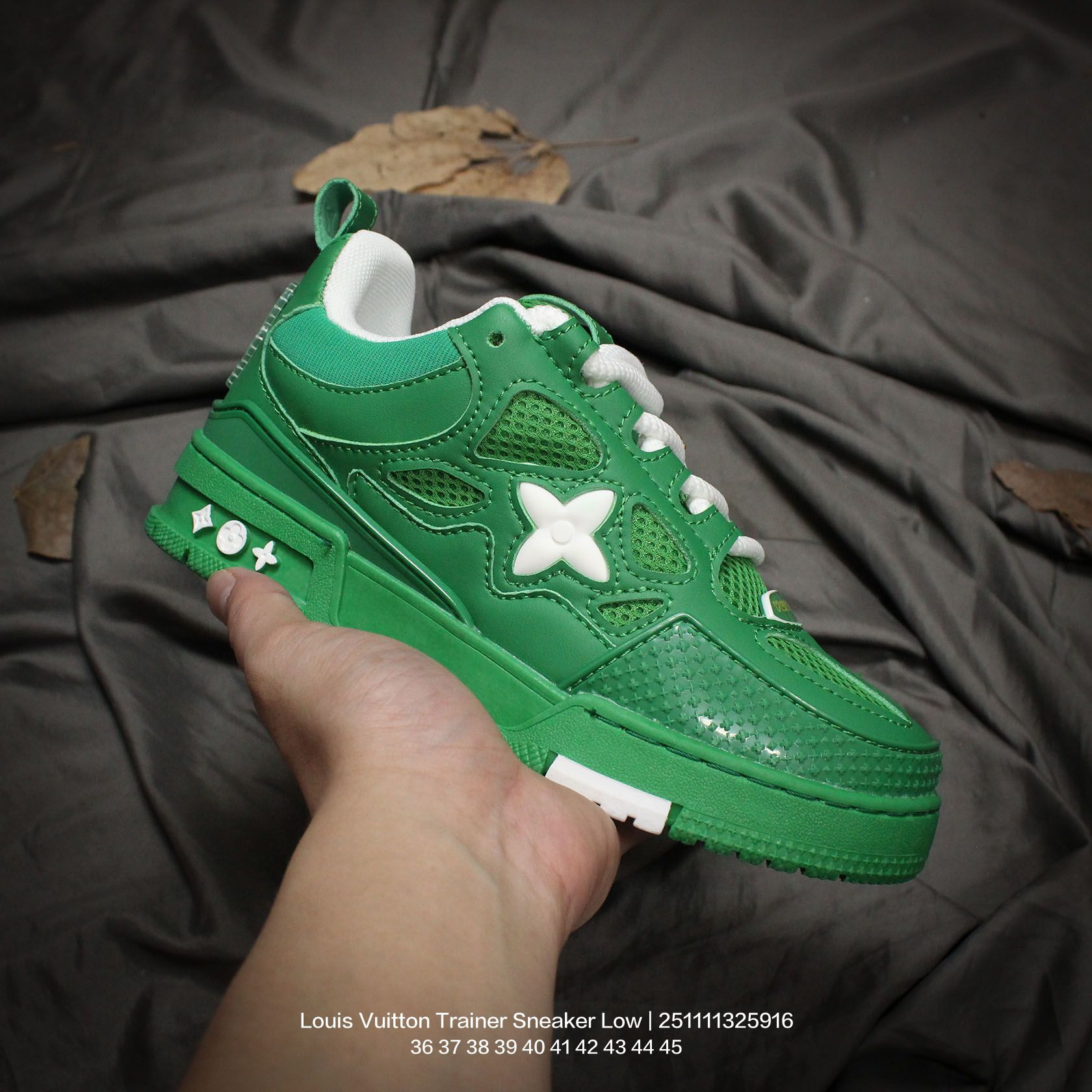 Louis Vuitton LV Trainer Fortune Green