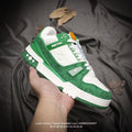 Louis Vuitton LV Trainer Green and White