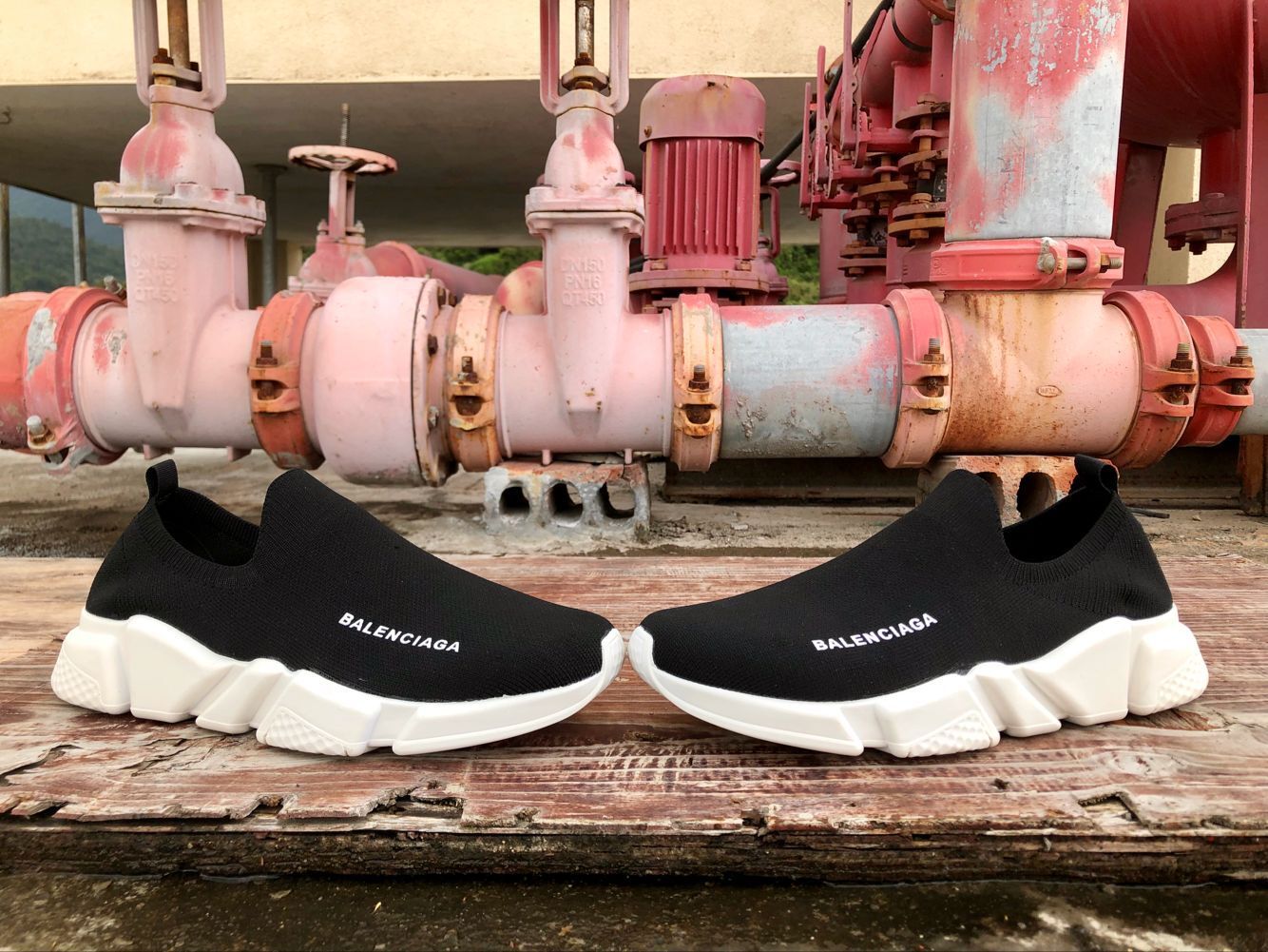 Balenciaga Speed Trainer Black and White