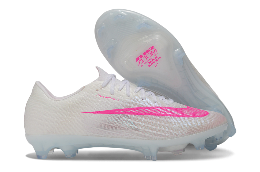 Nike Air Zoom Mercurial Vapor 17 Elite White and Pink