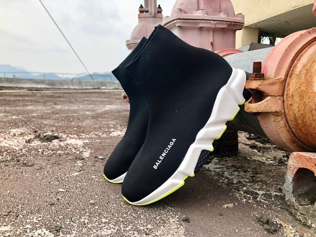 Balenciaga Speed Black and Yellow