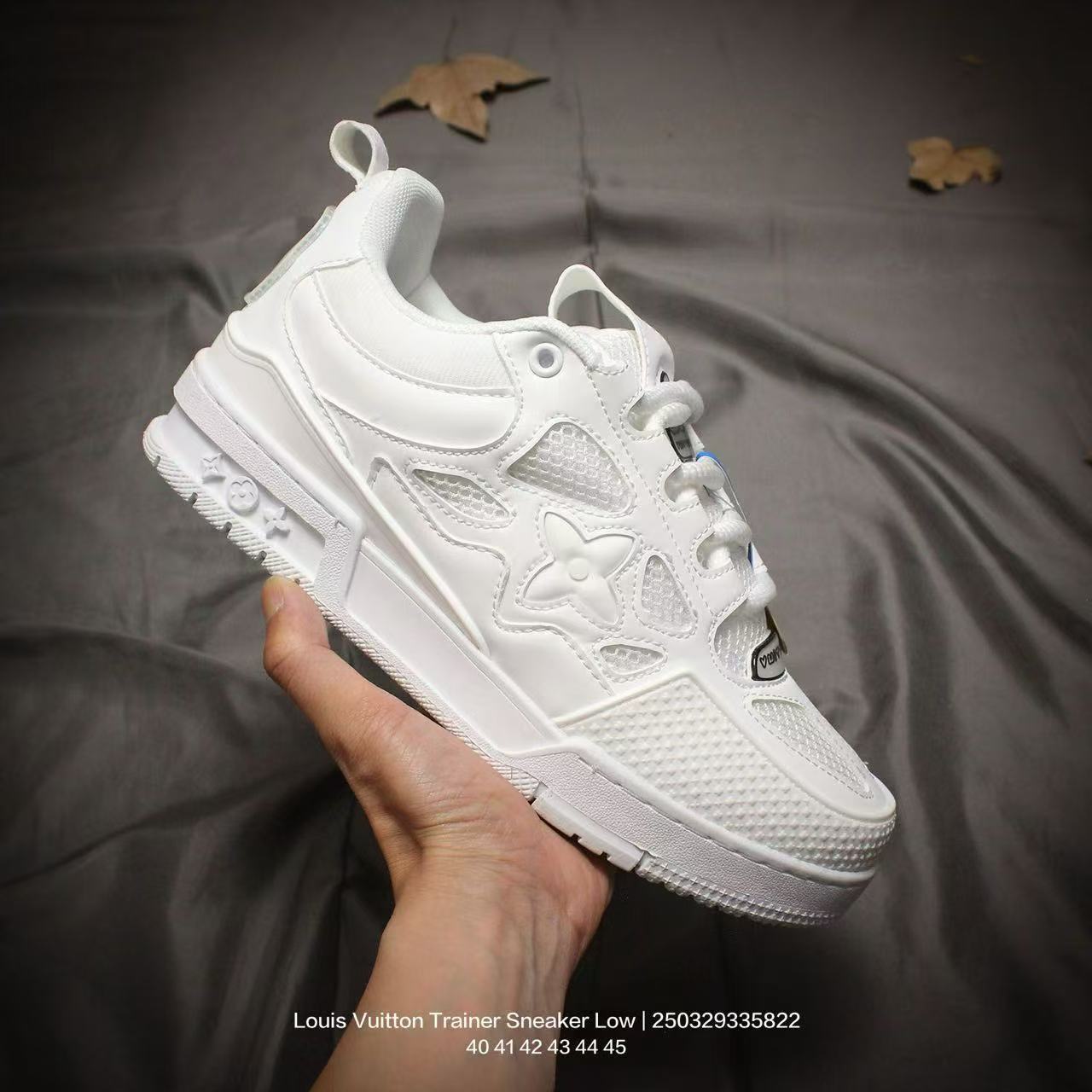 Louis Vuitton LV Trainer White Monogram