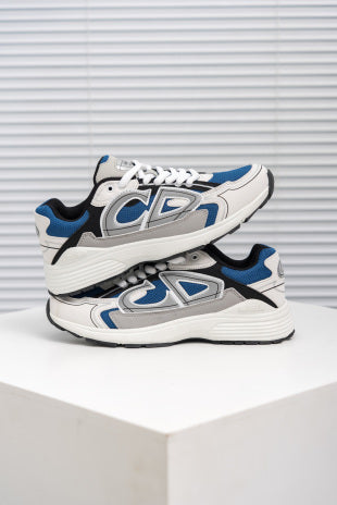 Dior B30 Blue Mesh White