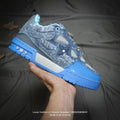 Louis Vuitton LV Trainer Swarovski Blue