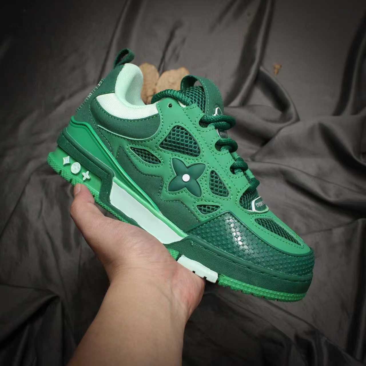 Louis Vuitton LV Trainer Green